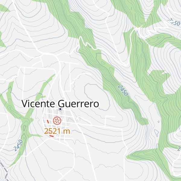 Map of Loma El Rehilete