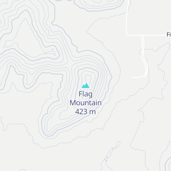 Map of Flag Mountain