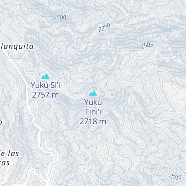 Map of Yukú Tini’i