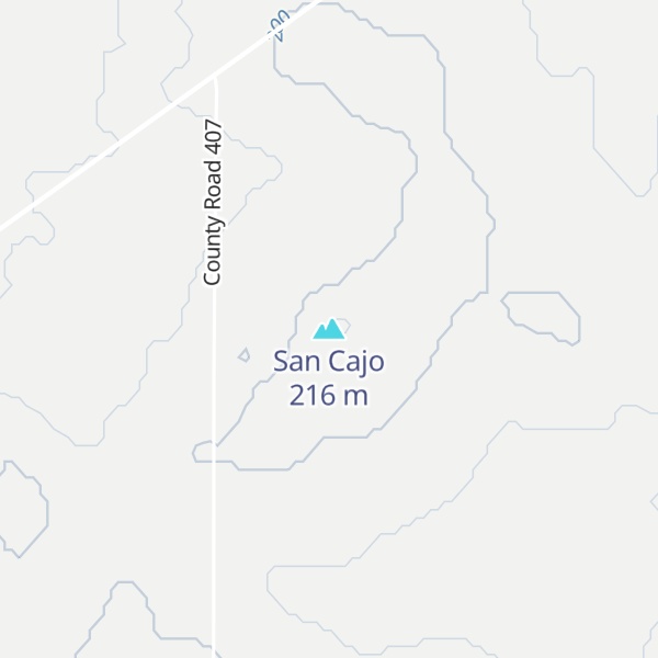 Map of San Cajo