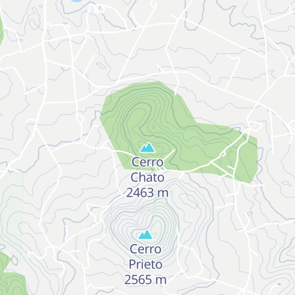 Map of Cerro Chato