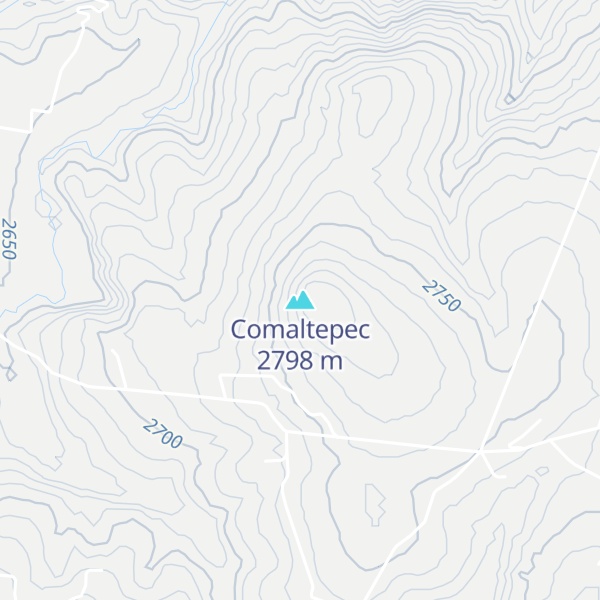Map of Comaltepec