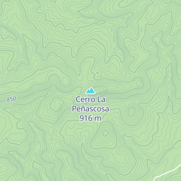 Map of Cerro La Peñascosa