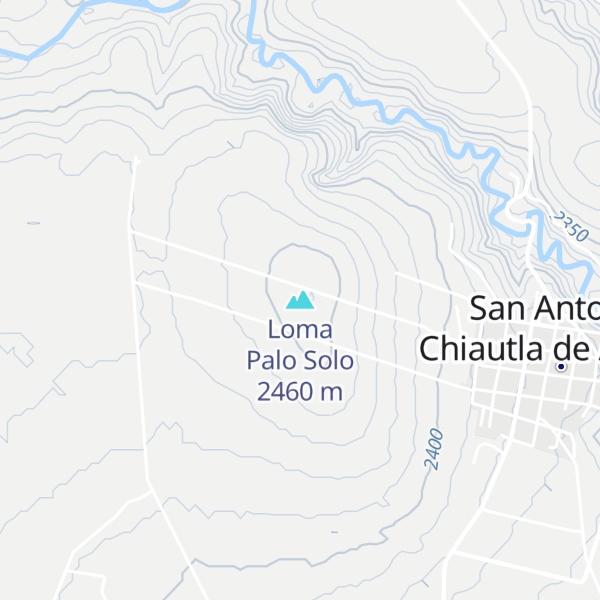 Map of Loma Palo Solo