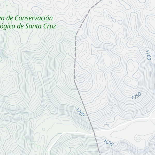 Map of Cerro Lario
