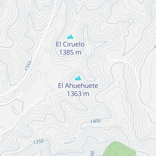 Map of El Ahuehuete