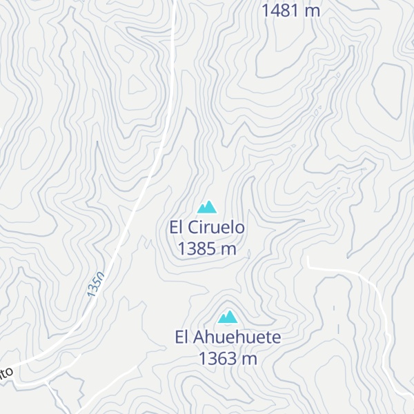 Map of El Ciruelo