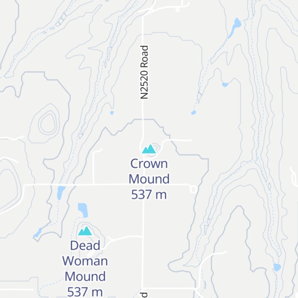Map of Crown Mound