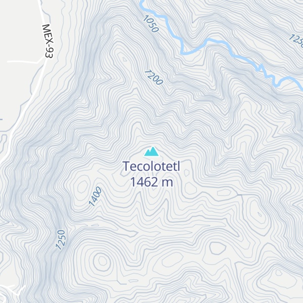 Map of Tecolotetl