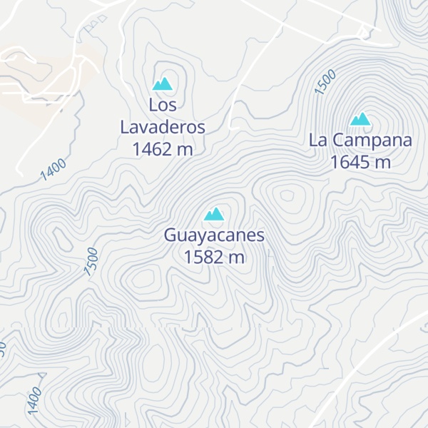 Map of Guayacanes
