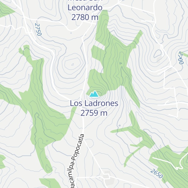 Map of Los Ladrones