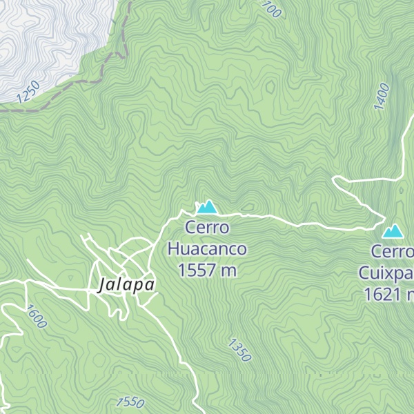 Map of Cerro Huacanco