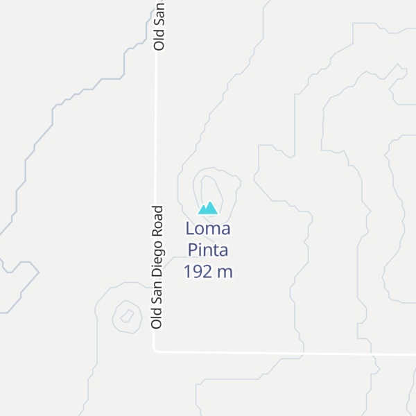 Map of Loma Pinta