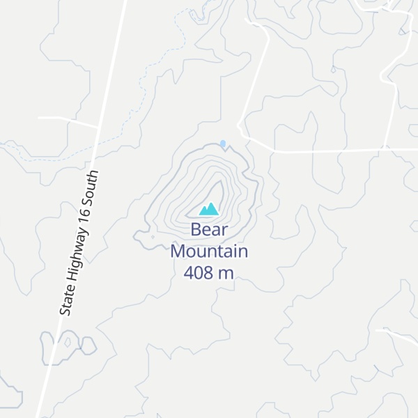 Map of Bear Mountain