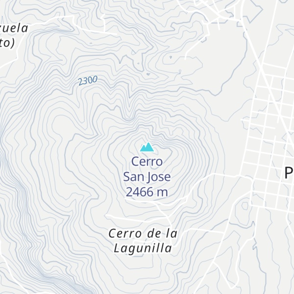 Map of Cerro San Jose