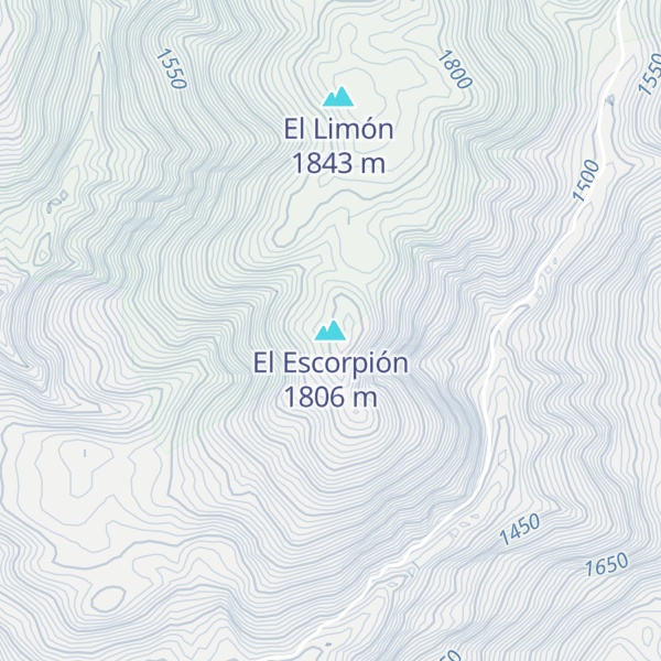 Map of El Escorpión