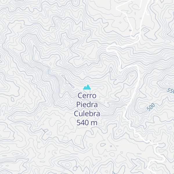 Map of Cerro Piedra Culebra