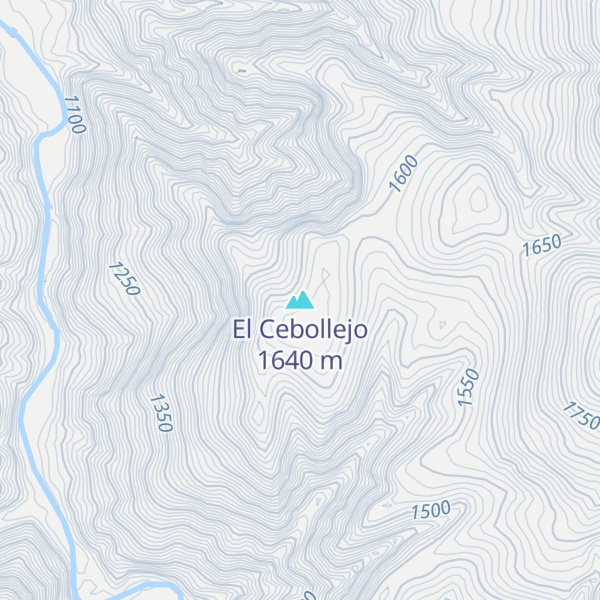 Map of El Cebollejo