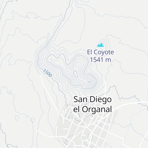Map of Cerro Huitlalote