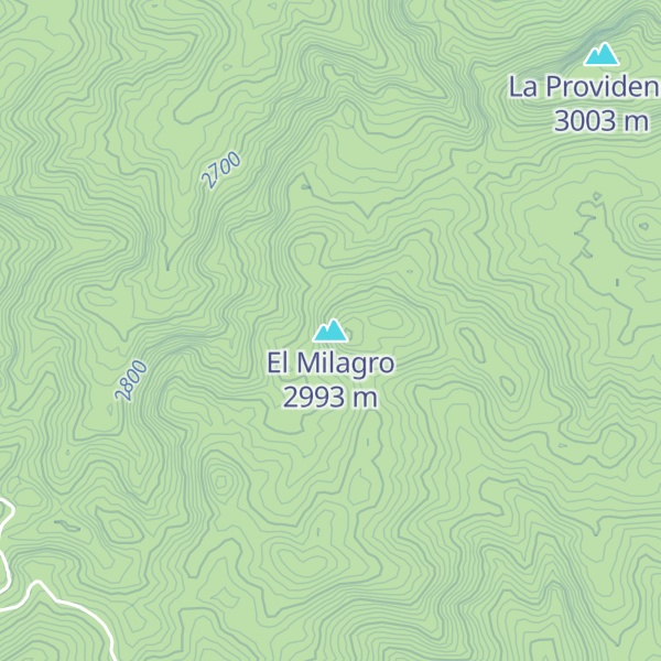 Map of El Milagro