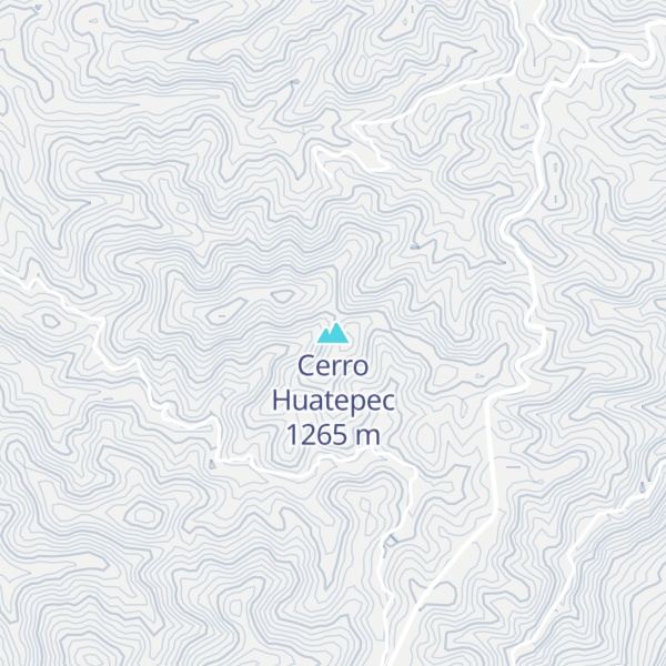 Map of Cerro Huatepec