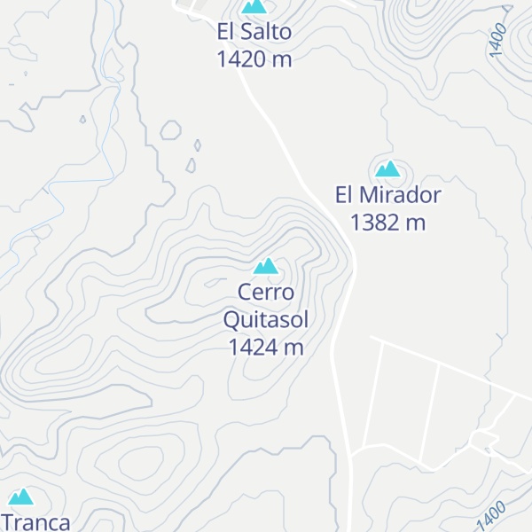 Map of Cerro Quitasol