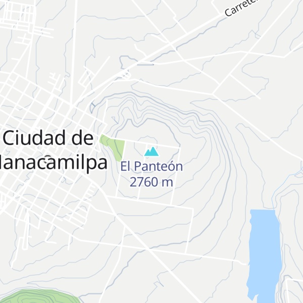 Map of El Panteón
