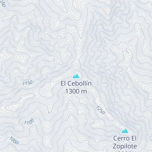 Map of El Cebollín