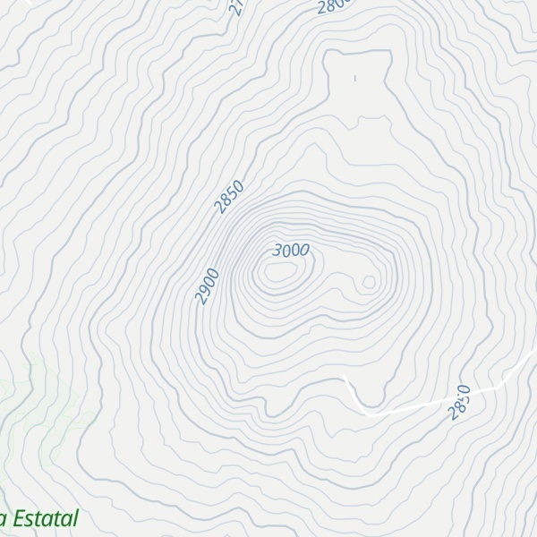 Map of Cerro Santa Ana