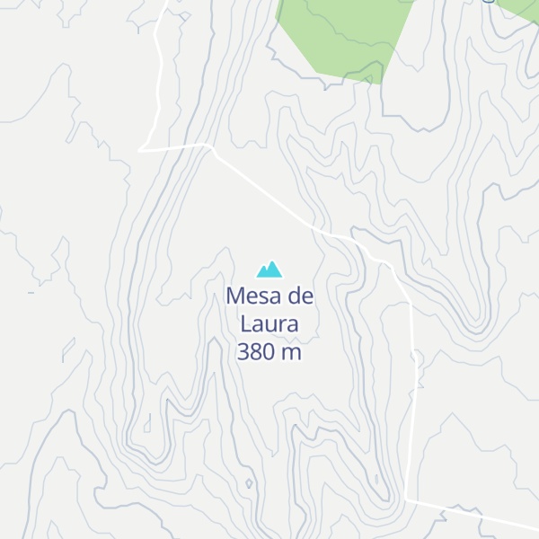 Map of Mesa de Laura