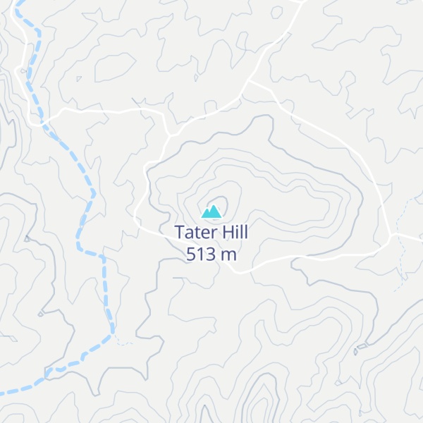 Map of Tater Hill