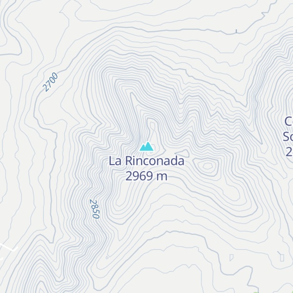 Map of La Rinconada