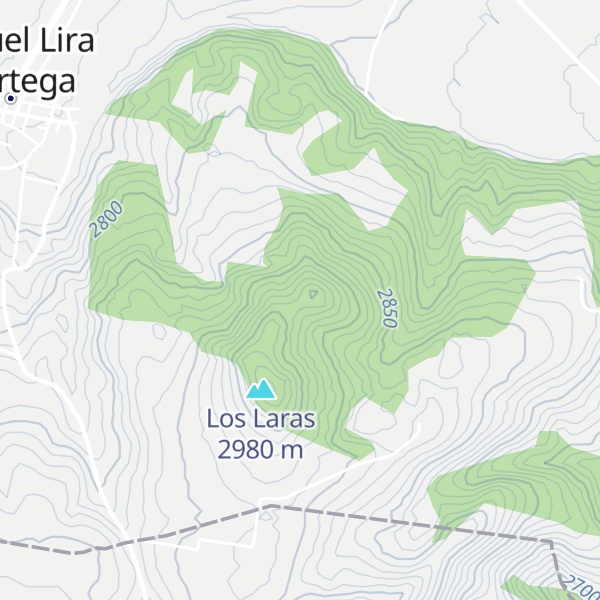 Map of Cerro Los Laras