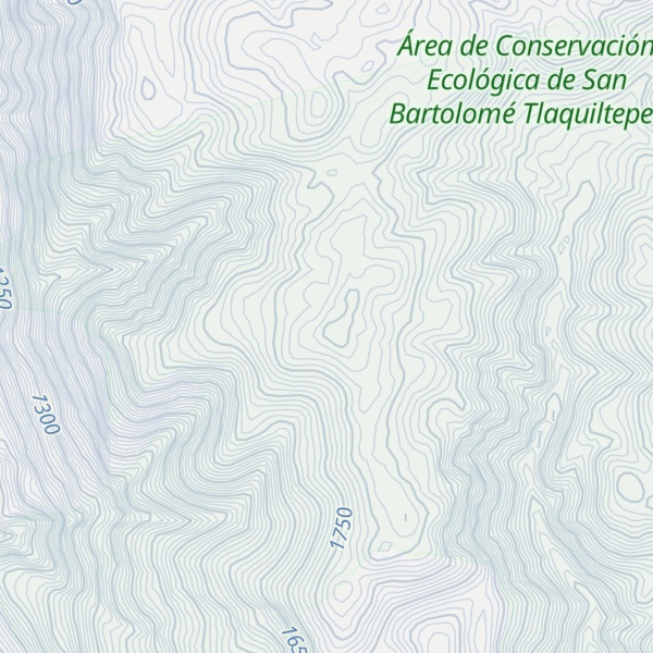 Map of Cerro Los Costeños