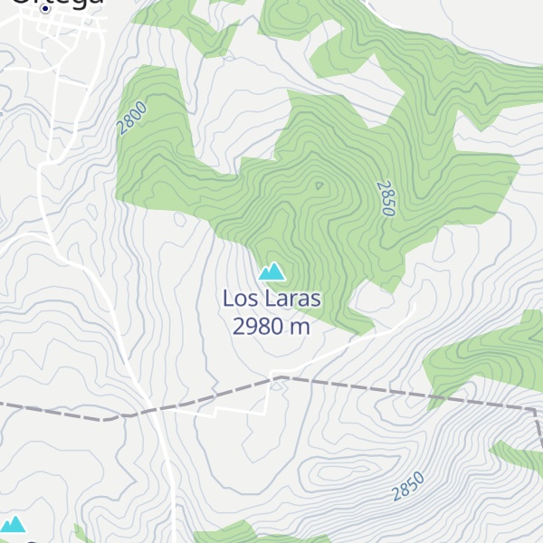Map of Los Laras