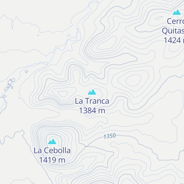 Map of La Tranca