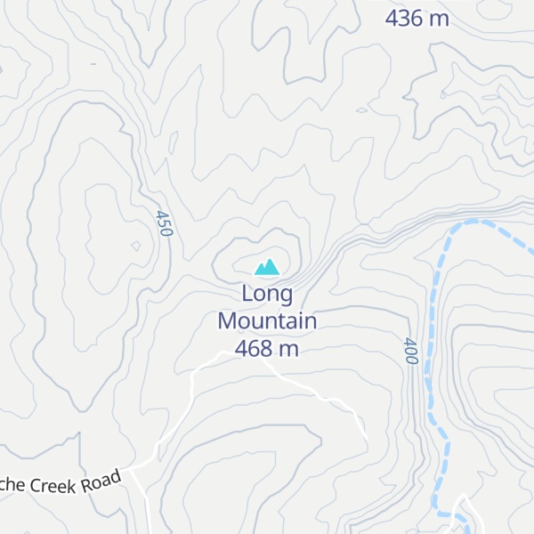 Map of Long Mountain