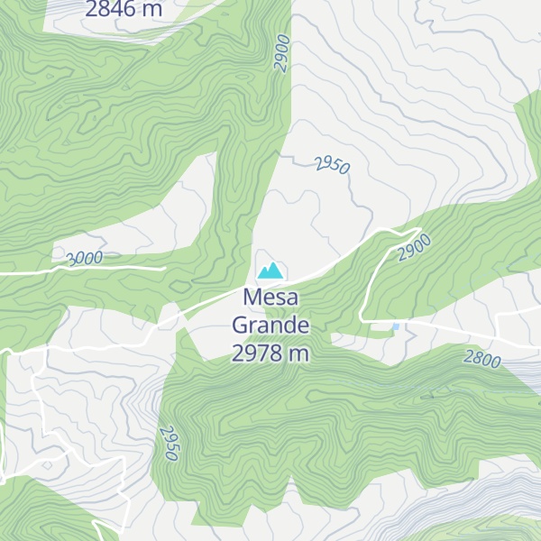 Map of Mesa Grande