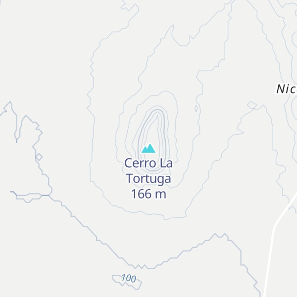 Map of Cerro La Tortuga
