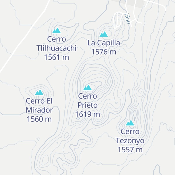 Map of Cerro Prieto