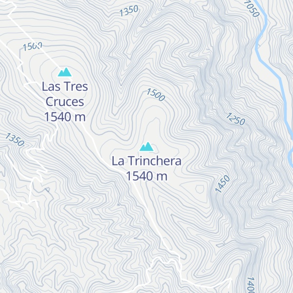 Map of La Trinchera