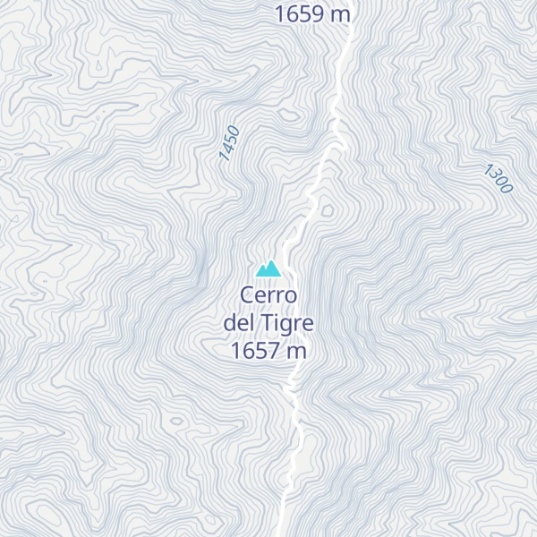 Map of Cerro del Tigre