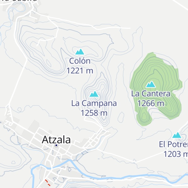 Map of La Campana