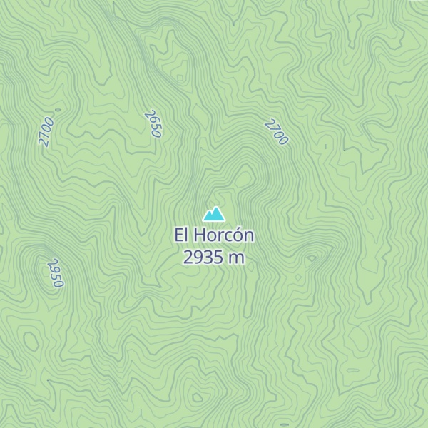 Map of El Horcón