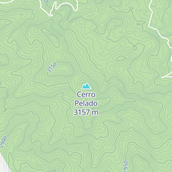 Map of Cerro Pelado