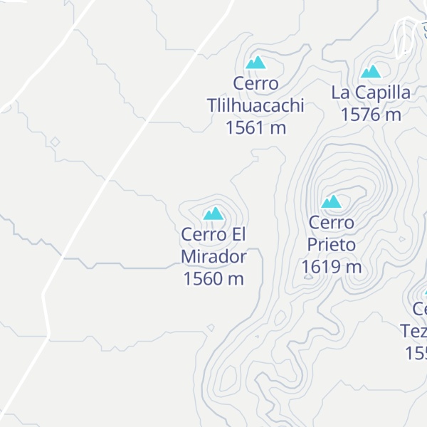 Map of Cerro El Mirador