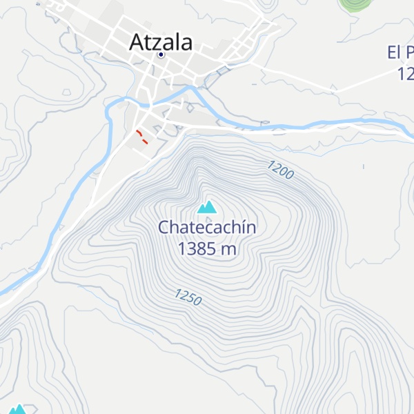 Map of Chatecachín