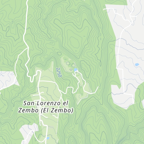 Map of Cabañas Los Bosques del Zembo Huasca Hidalgo