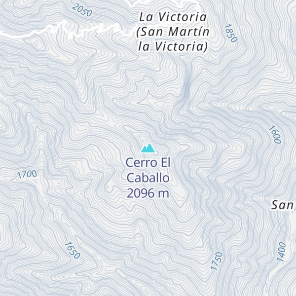 Map of Cerro El Caballo