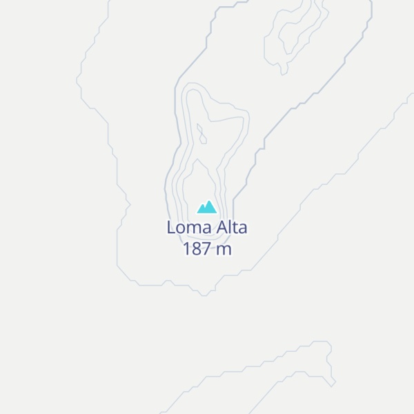 Map of Loma Alta